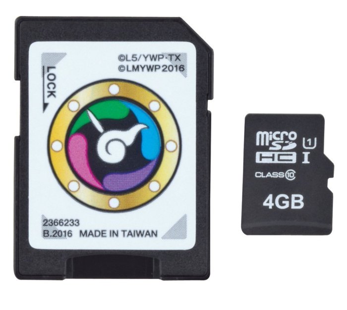 Bz Store 日本 BANDAI  Dream 妖怪手錶 專用SD卡 microsd 4g