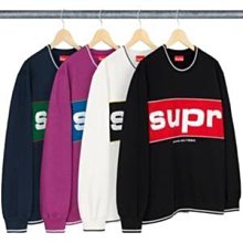 【日貨代購CITY】2019AW Supreme Piping Crewneck 大學TEE BOX LOGO 現貨