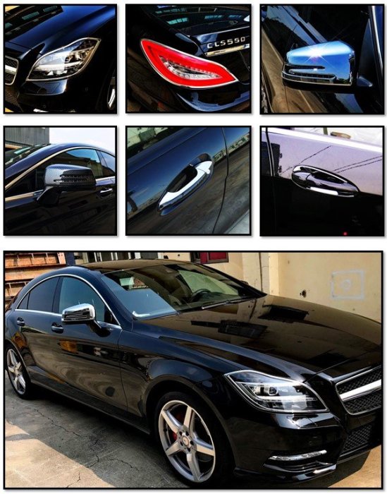 圓夢工廠 Benz 賓士 CLS W218 C218 鍍鉻 後視鏡蓋 後照鏡蓋 CLS350 CLS400 CLS63