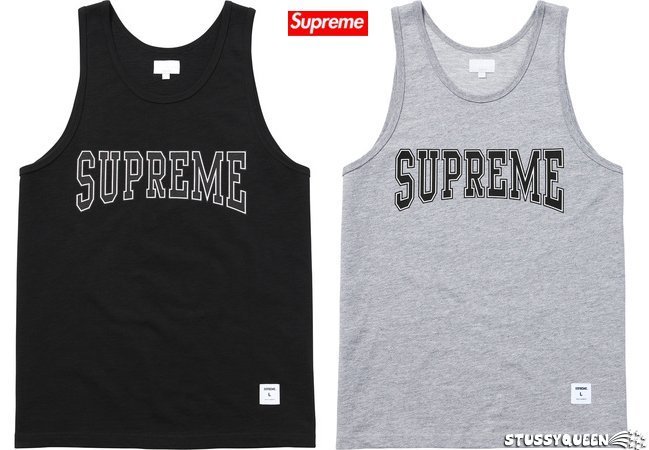 【超搶手】全新正品 2015 春夏最新 Supreme Collegiate Tank Top 字體 背心 M L XL