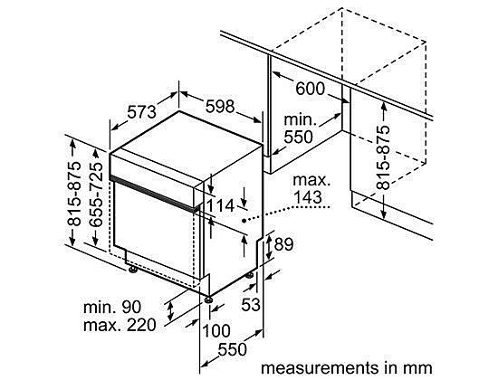 【DSC廚衛】德國BOSCH半嵌式洗碗機 SMI53D02TC (12人份) 110V - 多項進口家電 歡迎詢價