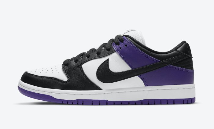 全新正品【Nike SB Dunk Low Court Purple】黑白紫魅力紫色男款BQ6817