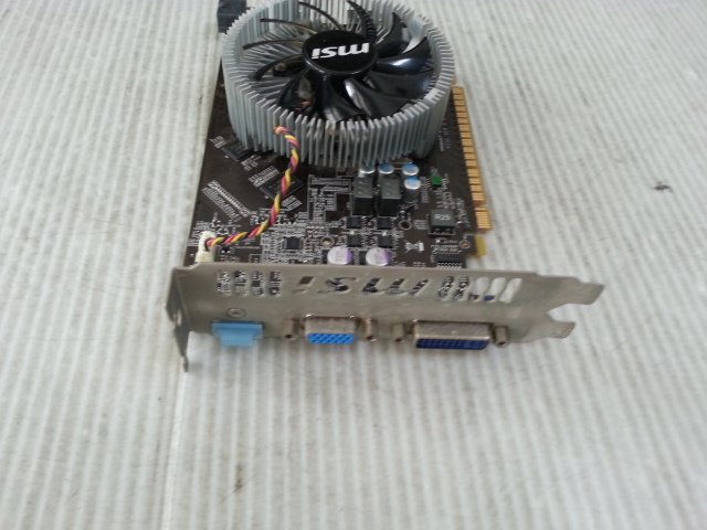 【 創憶電腦 】微星 MSI n450GTS-MD1G DDR3 PCI-E 顯示卡 良品 直購價250元