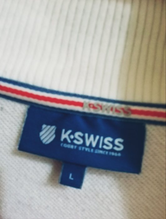 K-SWISS 立領運動外套 古著 L號 1966 經典款  專櫃真品 199元起標 男款