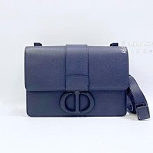 遠麗精品(板橋店)S4098DIOR 藍牛皮霧面釦30 Montaigne