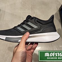 限時特價 南🔥2024 5月 ADIDAS EQ21 RUN 慢跑 透氣 運動 鞋跟差 TPU 男款 黑 H00512