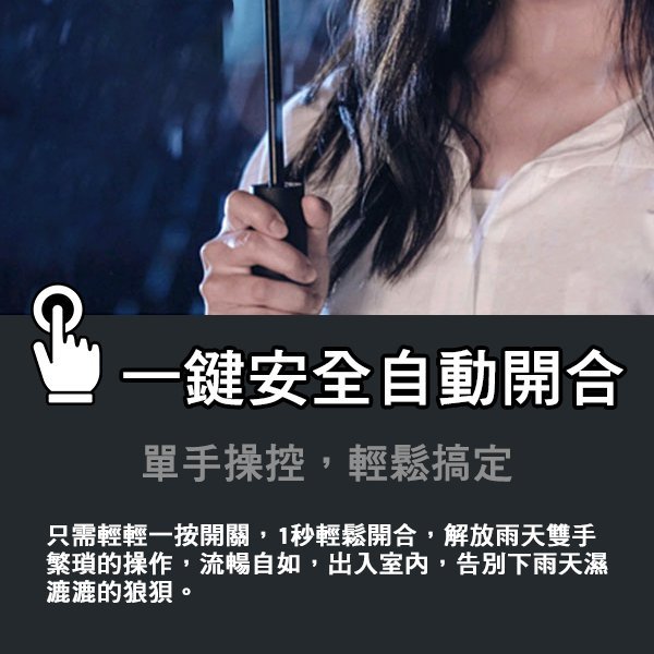 【刀鋒】米家自動折疊傘 現貨 當天出貨 自動傘 雨傘 一鍵開合 折疊傘 防潑水傘布 雨具 防紫外線 安全