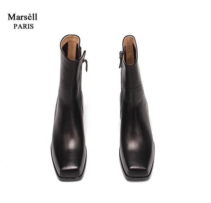 GoodStyle 歐美新款 Marsell 義大利極簡獨特 低調質感短靴裸靴 優質選擇~