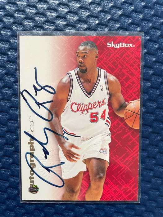 1996-97 Skybox Autographics Black Ink Rodney Rogers Auto