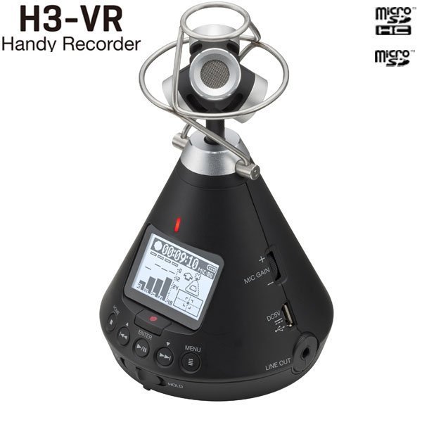 【金響電器】日本原裝進口,ZOOM H3-VR,360° Virtual Reality Audio Recorder