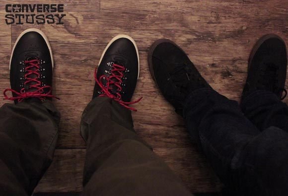 【 現貨 】全新正品 聯名鞋款 Stussy x Converse  Elm 登山鞋系列 黑色  US 7 -11