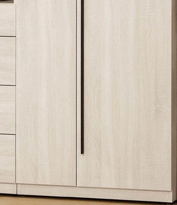 【X+Y時尚精品傢俱】現代衣櫃系列-柏納德 2.5尺橡木白單吊衣櫃.衣櫥.收納櫃.置物櫃.木心板材質.摩登家具