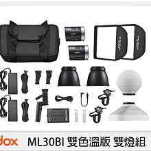 ☆閃新☆GODOX 神牛 ML30BI 雙色溫版 雙燈組 (ML30 BI,公司貨)