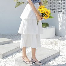 ＳｅｙｅＳ MINI 復古率性韓系女孩壓摺層層蛋糕裙
