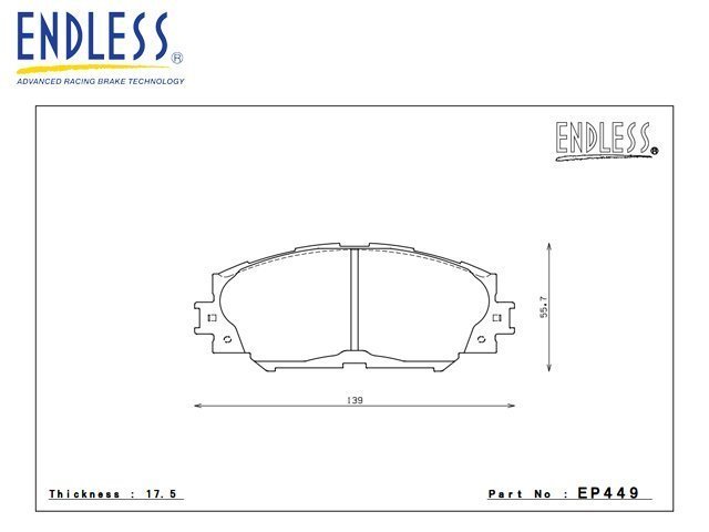 【Power Parts】ENDLESS MX72 來令片(前) TOYOTA RAV4 2008-2011