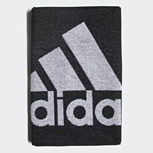 南◇2022 2月 ADIDAS TOWEL  運動毛巾 小毛巾 小浴巾 毛巾 黑色 雙面 黑白 棉質 DH2860