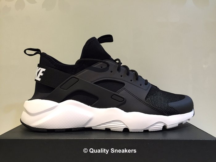 現貨 - Nike Air Huarache Run Ultra 黑白 武士 819685 001  US 12