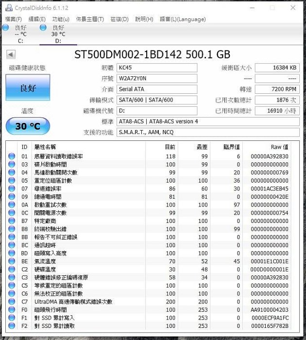 500G三顆1標 Seagate ST500DM002 +WD WD5000AAKX +Seagate ST3500418AS
