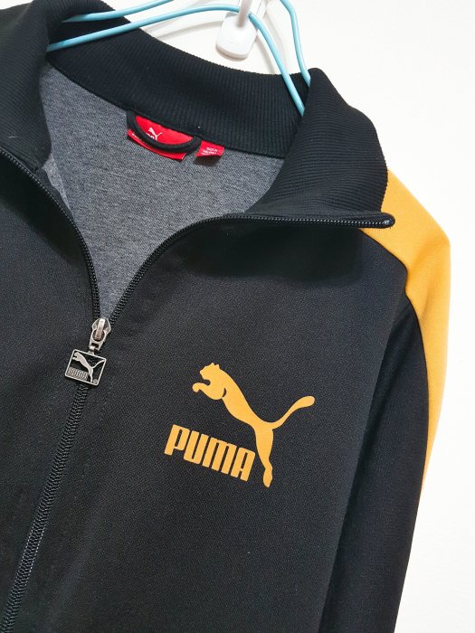 專櫃puma經典logo黑色運動外套
