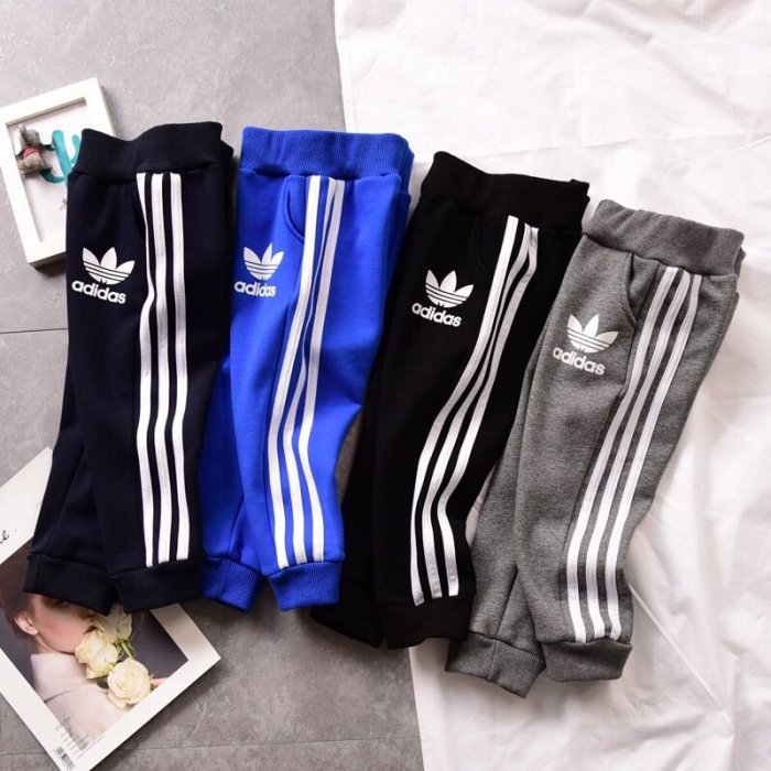 ☆║♥愷心小舖♥║☆愛迪達adidas 三葉草 10/16新款 成人款 親子款 加絨長褲 M現貨