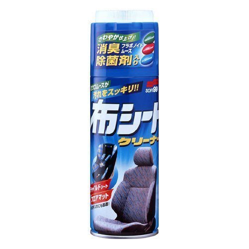 【阿齊】日本 SOFT99 新布面乾洗劑  含有細緻泡沫，具有強勁活性力；強力分解各種污斑、污漬