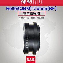 ＠佳鑫相機＠（全新）LAINA徠納 QBM-EOS R專業轉接環 Rollei QBM鏡頭 轉接Canon RF系列機身