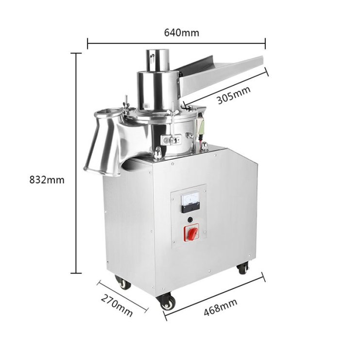 5Cgo【批發】含稅 592356185507 流水式粉碎機 中藥材破壁磨粉機 超微粉碎機 商用三七打粉機超細 220V