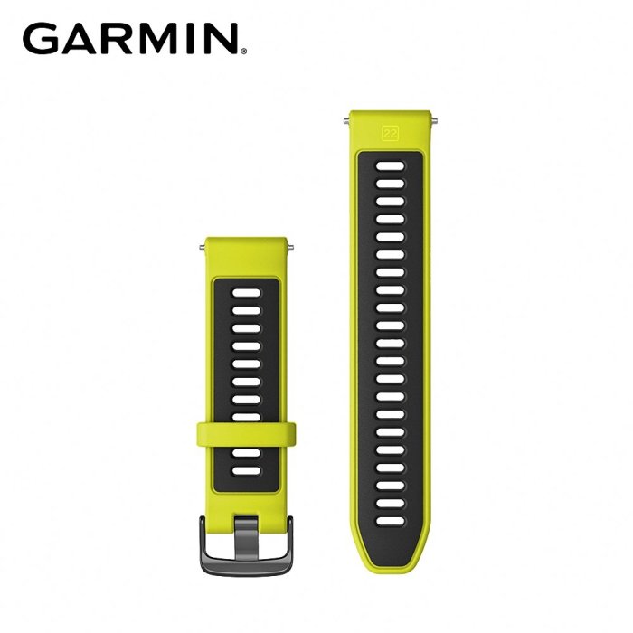 @竹北旗艦店@GARMIN Quick Release FR965 躍動黃矽膠錶帶 原廠公司貨