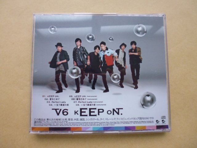 明星錄*2012年日本V6.堅持不懈=附側標.二手CD.原外盒(s223)