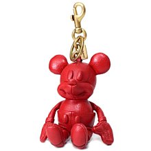 ☆【COACH館】☆【COACH X DISNEY 聯名 迪士尼米奇限量鑰匙圈 】☆【CO325】紅色