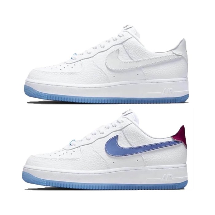 南🔥2023 6月NIKE Air Force 1 07 LX 皮革熱感應變色女款白藍DA8301