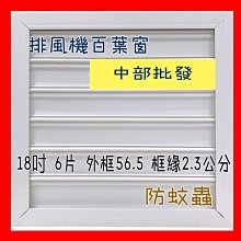 18吋 PVC氣動式百葉窗 可防雨防蚊 排風扇專用  送風機抽風機  通風機百葉窗 抽風機百葉窗 工業排風機 排風扇百葉