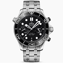 OMEGA 210.30.44.51.01.001歐米茄 手錶 44mm 海馬300 黑面盤 鋼錶帶