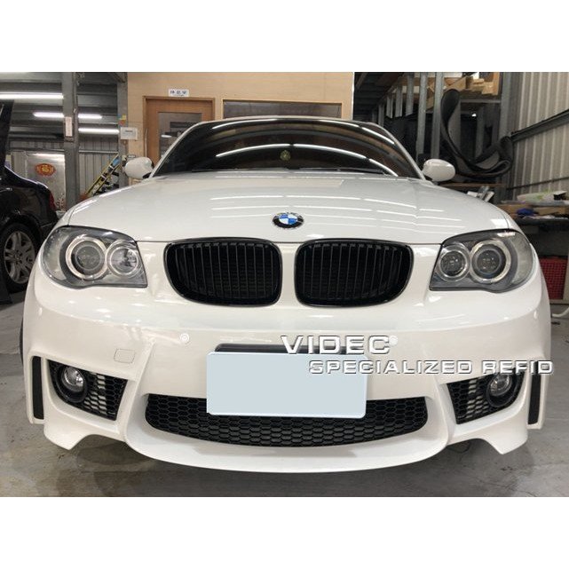 威德汽車精品 BMW E87 E88 E81 E82 1M M-POWER 前保桿 材質PP 空力套件