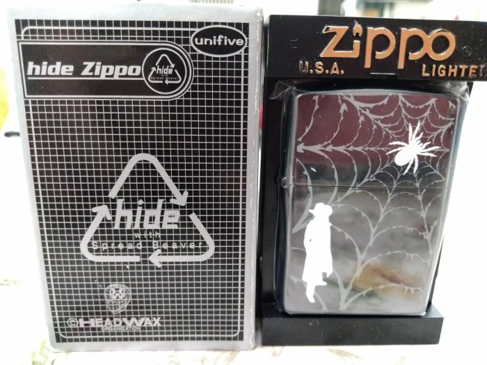 初版2002~2003年x japan hide zippo稀有絕版品難入手皆未使用品加08複 