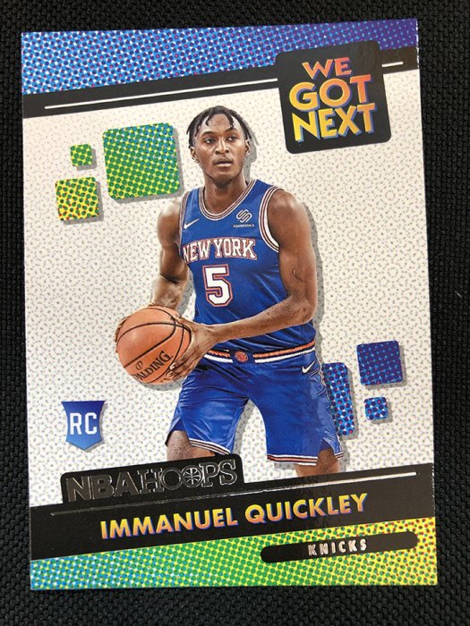 2020-21 Panini Hoops 25 Immanuel Quickley rc 新人卡 we got next