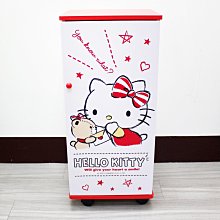 ♥小花花日本精品♥Hello Kitty 美樂蒂 雙子星 史迪奇 拉門三層滾輪櫃 收納櫃 置物櫃 鞋櫃~8