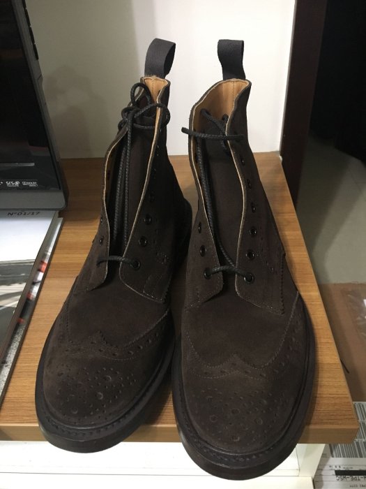 Trickers on sale suede boots