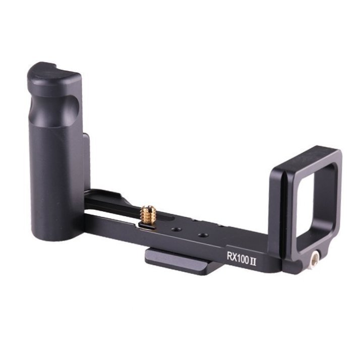 代購 相機用品 索尼RX100M2 RX100 II手柄板二代豎拍板 L型快裝板 兼容阿卡規格