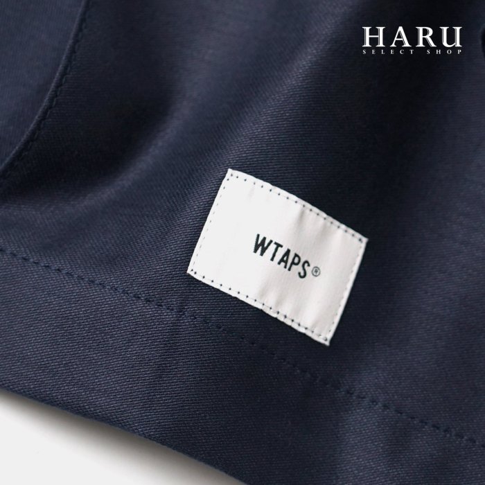 現貨☆HAru☆ WTAPS 20FW BUDS LS COTTON SATIN 深藍兩袋工裝工作襯衫