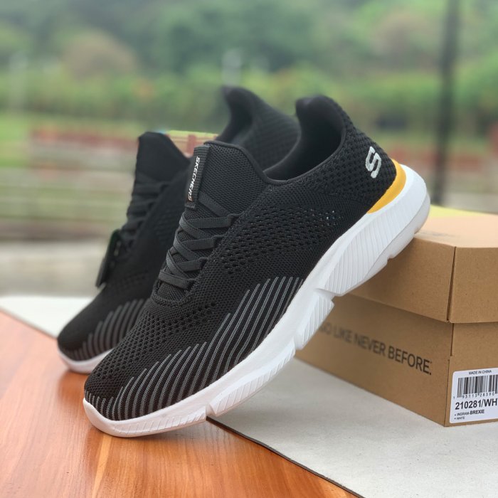 特惠款 正貨 斯凱奇/Skechers男鞋 休閒鞋 套腳鞋 輕便款 網眼 夏款 舒適透氣 緩震中底 加寬鞋楦 扁平足鞋款