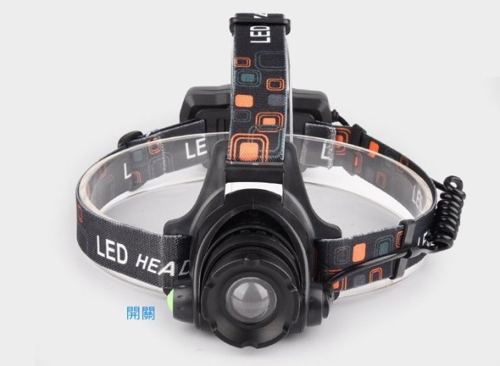 信捷【B02單】CREE XM-L2 LED 強光頭燈 伸縮變焦 登山 露營 工作 夜釣 頭燈 頭戴燈 Q5 T6