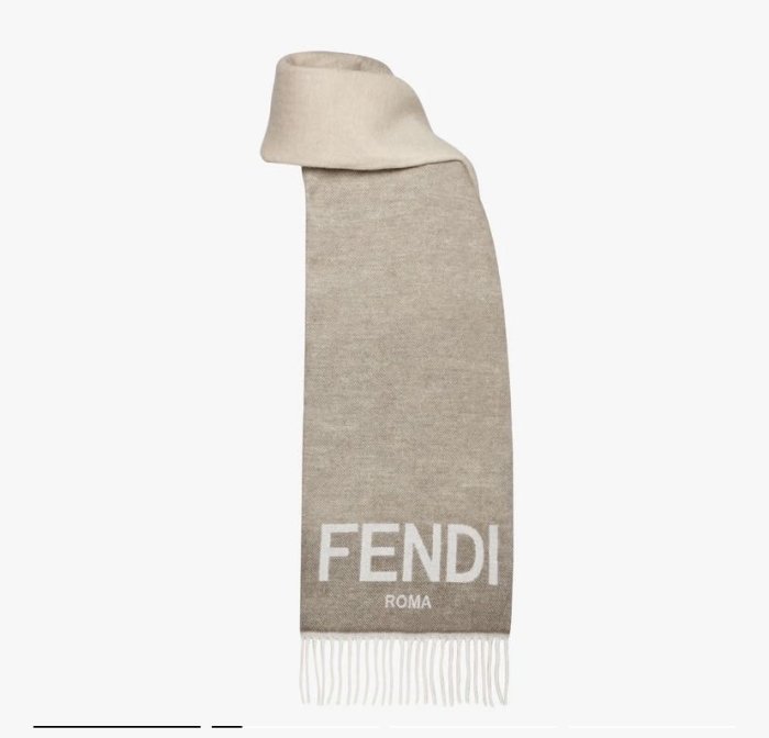 ［預購］Lins英國代購 Fendi Roma scarf 羊絨 羊毛圍巾