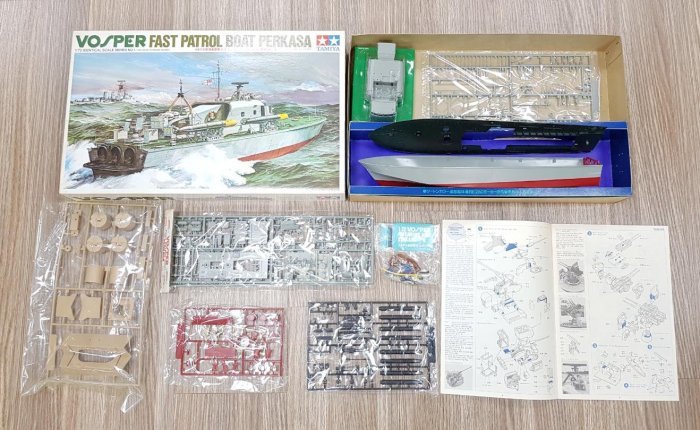 田宮Tamiya 1/72 VOSPER FAST PATROL BOAT PERKASA英國魚雷艇 超級絕版收藏品，敬請把握