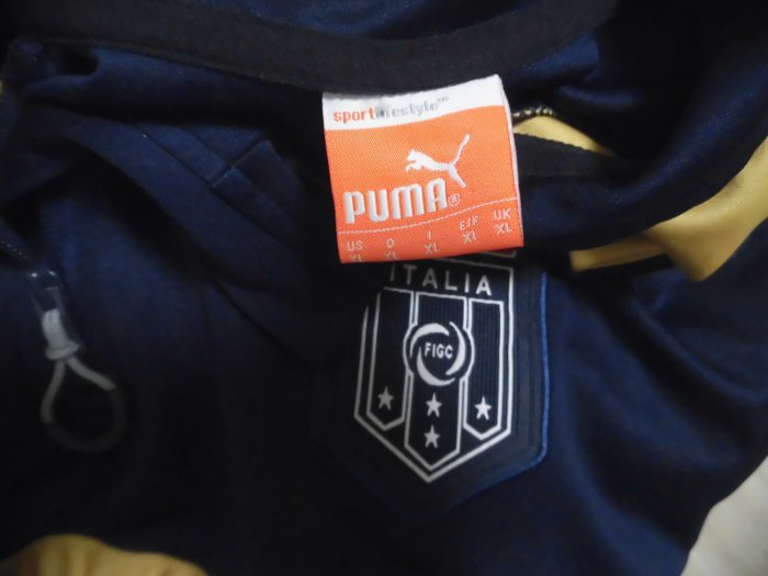 衣市藍~PUMA ITALIA FIGC DRY CELL 長袖足球衣 (XL~) (230430)