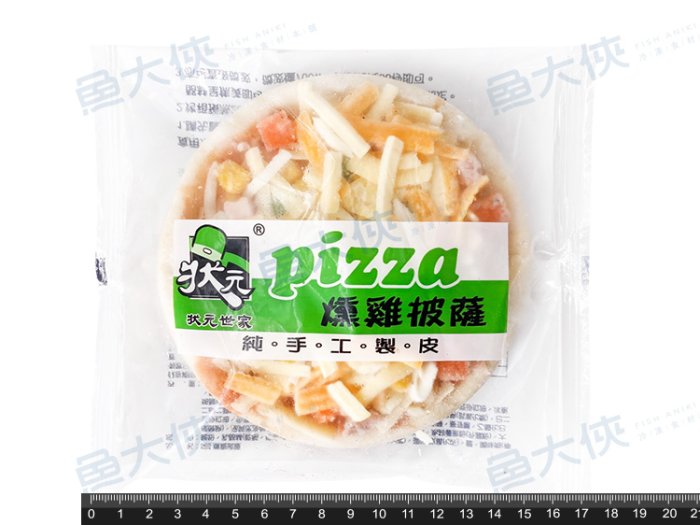 狀元-燻雞小披薩(5吋/120g/片)#綠字-2A5B【魚大俠】FF539