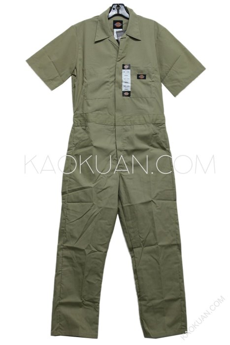 【高冠國際】Dickies 33999 Short Sleeve Coverall 短袖 連身工作服 卡其 KH