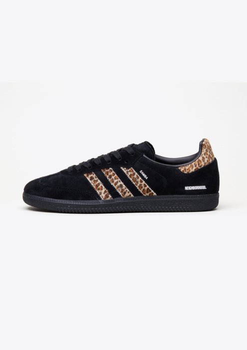 日貨代購CITY】END x adidas x NEIGHBORHOOD Samba 拼接豹紋6/26發 