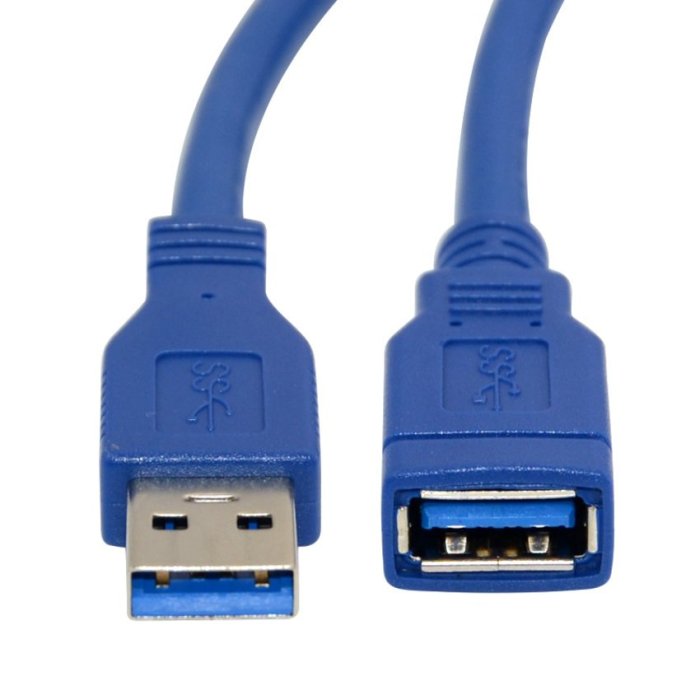 U3-004-1M USB3.0 A公對A母線 USB延長線 USB公對母 USB傳輸線 1M長