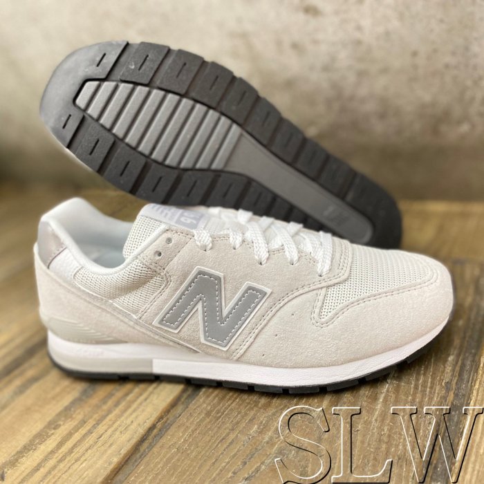 『 SLW 』CM996BT 男女 NEW BALANCE 996系列 麂皮 復古 休閒鞋 淺灰白色 28